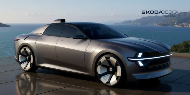 �������� Skoda ������� ������, ����� �� Ford Mustang