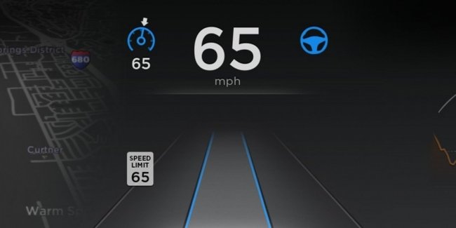 ��� ��������� ������ ������� Tesla Autopilot ���������