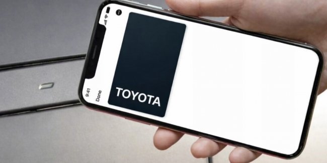 Toyota �������� ������ �������� Apple Car Key