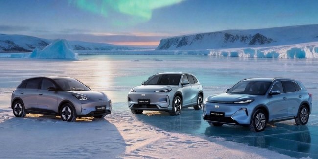 ó������� �������� Geely EX5 EM-i ������� ������������ �� �������� �����