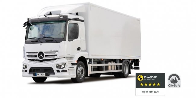 Mercedes-Benz Actros �������� ������� ������ Euro NCAP