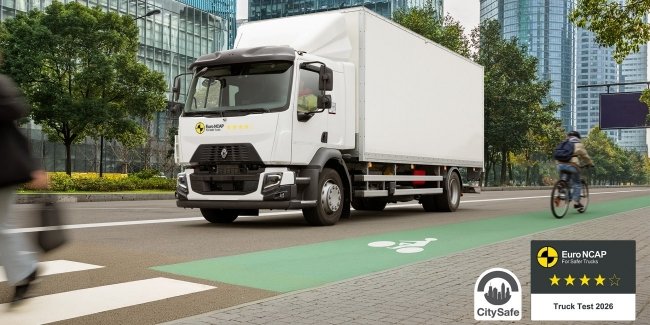 ��������� Renault Trucks ��� D �������� 4 ���� Euro NCAP