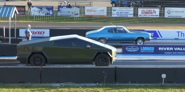 ������������� Chevrolet Chevelle 1970 � ���������� ��������� ������ Tesla Cybertruck