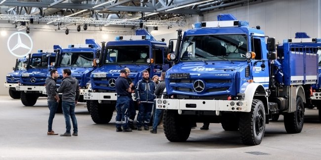 ͳ������� �������� ��������� ����� ��������� Mercedes-Benz Unimog ��� ������������