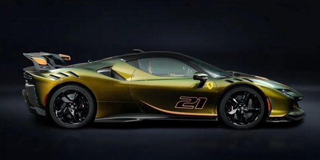 Ferrari SF90 XX Stradale ������� ������� ����������� Verde Volterra