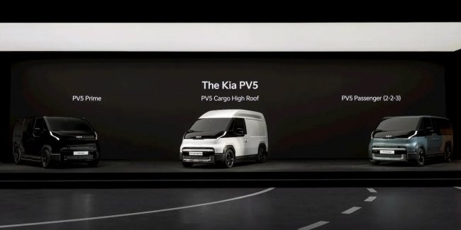 KIA PV5 ������� ������ ��� ��� �����������