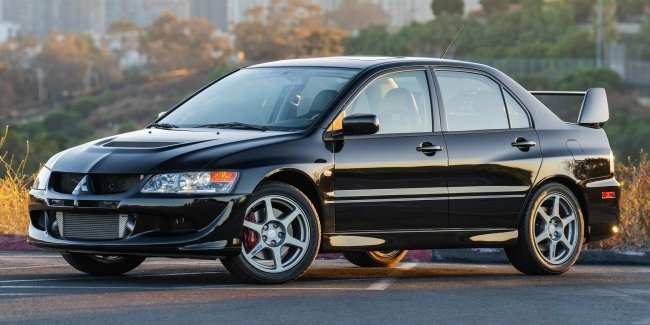 �� ����� ��������� ��������� Mitsubishi Lancer Evo � ������� 1500 ��