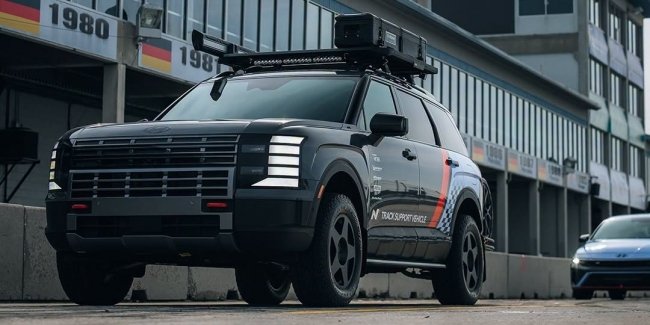 Hyundai ���������� ���������� �������� ������������ Palisade N Track Support Vehicle