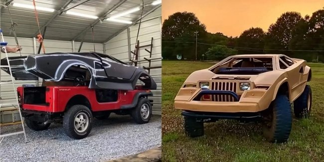 � ��� �������� ������ ����� ������������� Jeep �� ��������� Lamborghini