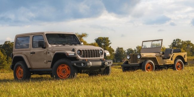 Jeep �������� Wrangler ����������� �� Willys CJ-2A