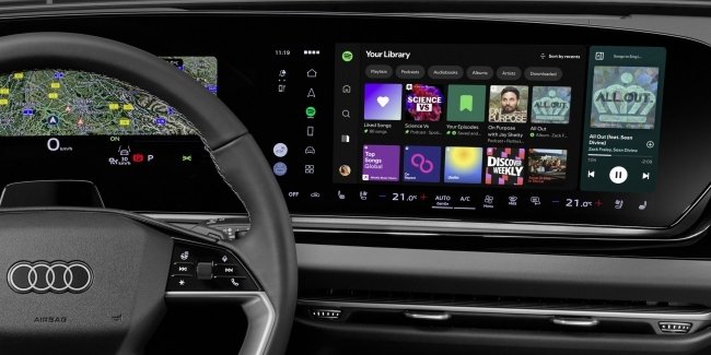 ����������� Audi ������� �������� ���������� Spotify