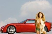 Alfa Romeo 8C и Скарлетт Йоханссон – идеальная пара
