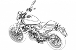 Дизайнерские наброски Harley-Davidson 338R