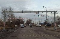 Вторые габаритные ворота установили на въезде в Киев