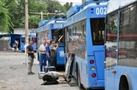У Миколаєві пошкоджено 31 тролейбус