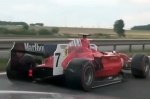 Гоночний болід Ferrari «засвітився» на автомагістралі в Чехії
