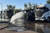 Електрична вантажівка Nikola спалахнула вдруге за місяць