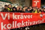 Протест автомеханіків Tesla у Швеції підняв на ноги усю країну