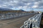 На Закарпатті відкрито рух новим модульним мостом через Тересву