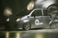 ���������� �������� ������ Daewoo Matiz �� ���������� Porsche 911