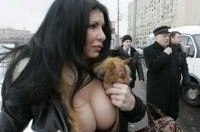 «Самая большая грудь России» попала в ДТП