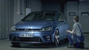 Реклама Volkswagen Golf R 3-d