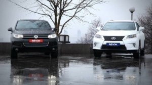 Видео Lexus RX450h VS. VW Touareg 3.0TDI