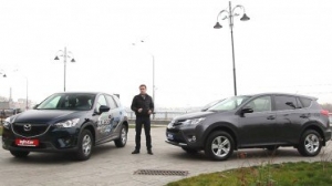 Видео Сравнительный тест дизельных Toyota RAV4 и Mazda CX-5