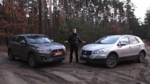 Видео Сравнительный тест Suzuki SX4 и Mitsubishi ASX
