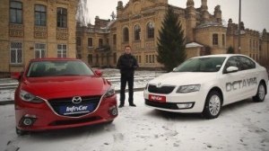 Видео Тест-сравнение Mazda 3 и Skoda Octavia A7
