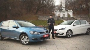 Тест-сравнение Peugeot 308 и VW Golf 7