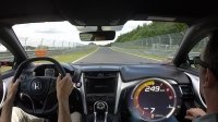 Видео Honda NSX на Нюрбургринге