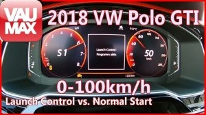 VW Polo GTi, разгон 0-100