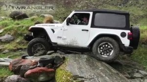 Jeep Wrangler - пониженная передача на бездорожье