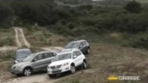 Видео сравнение Ford Kuga, Nissan Qashqai, Renault Koleos, VW Tiguan