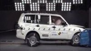 Видео Краш-тест Mitsubishi Pajero