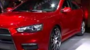 Видео Презентация Mitsubishi Lancer Evolution X в Детройте