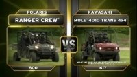 ³   Polaris Ranger Crew 800  Kawasaki Mule 4010 Trans 4x4