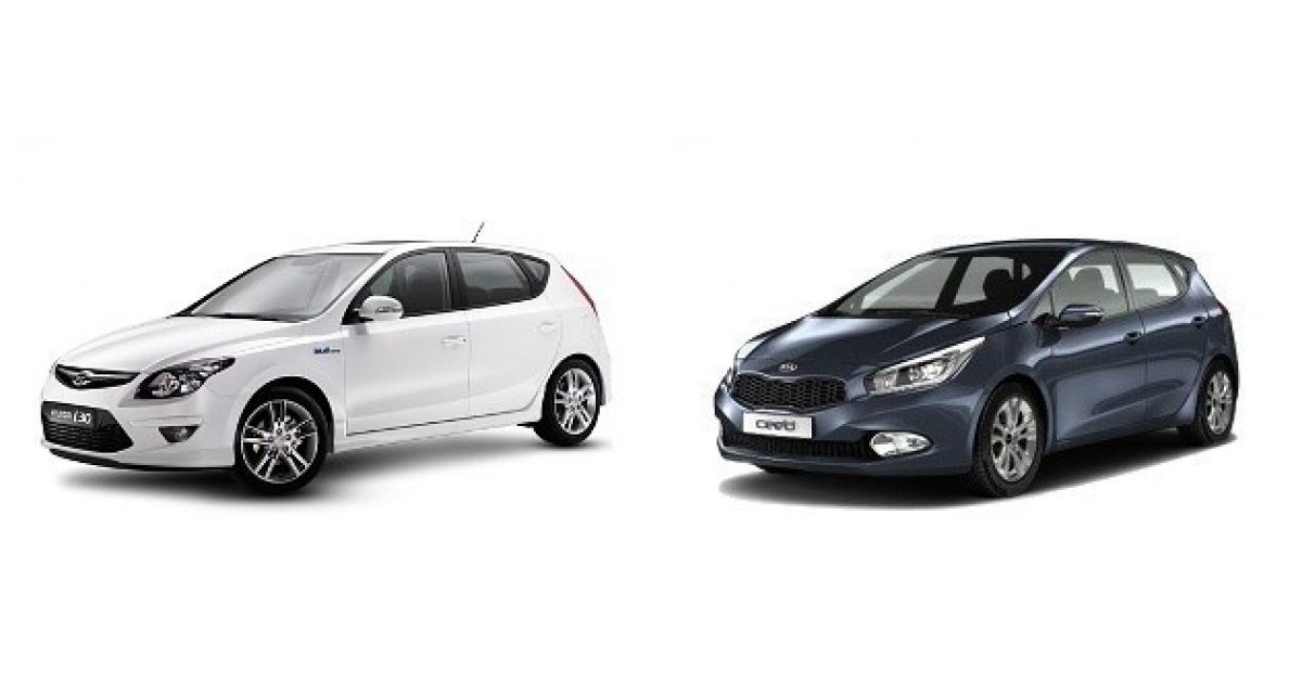 Сравниваем Hyundai i30 2010 и KIA Ceed 2012
