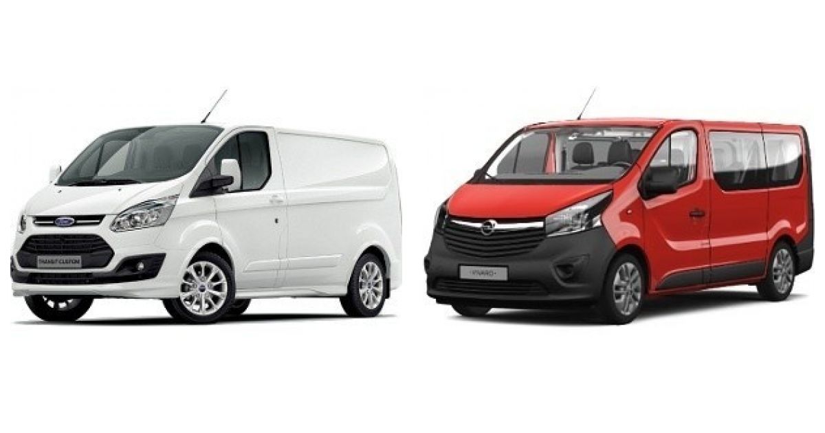 Сравниваем Ford Transit Custom 2012 и Opel Vivaro Combi 2014