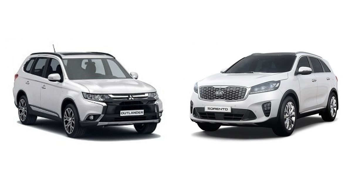 Сравниваем KIA Sorento 2017 и Mitsubishi Outlander 2015