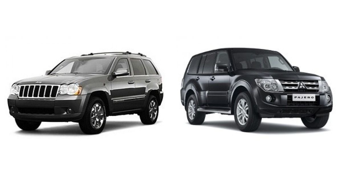 Сравниваем Jeep Grand Cherokee 2004 и Mitsubishi Pajero