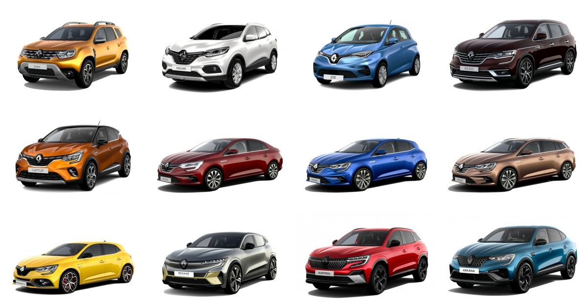 Новые авто Renault (Рено) в Украине: модельный ряд и цены у дилеров