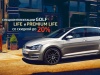 Volkswagen Golf Life  Premium Life      20%