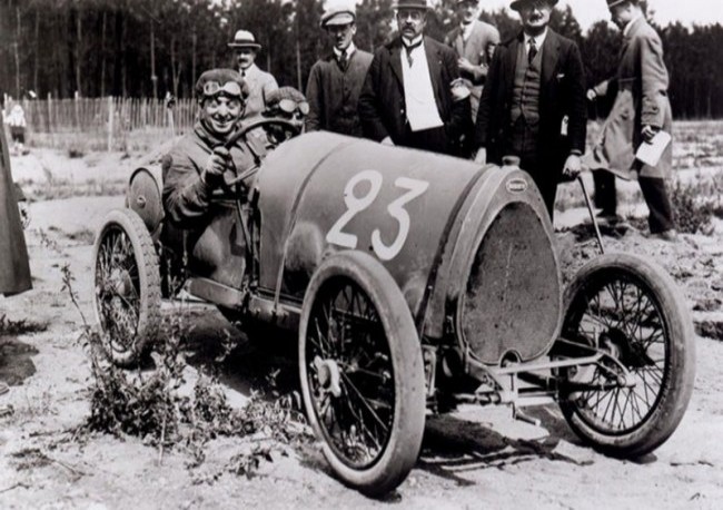 Bugatti Type 13. За рулем Эрнест Фредерик. 1911 год