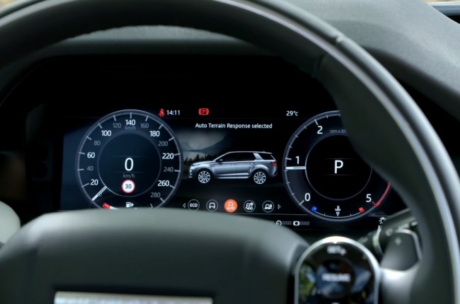 Land Rover Discovery Sport цифровая приборная панель