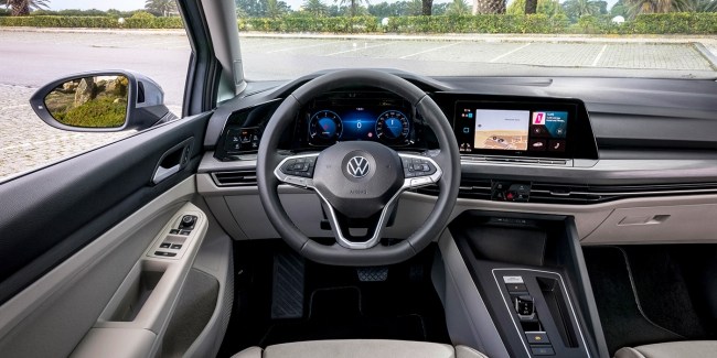 Тактильное общение. Volkswagen Golf