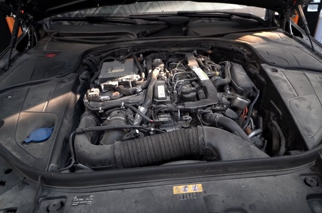 Mercedes S-Class W222 двигатель