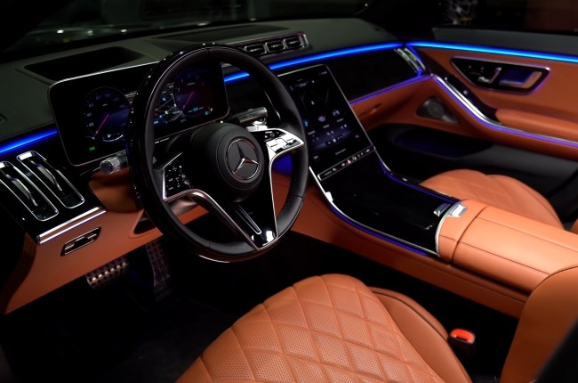 Mercedes-Benz S-Class W223 подсветка салона