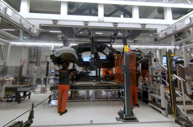 Audi e-tron GT производство